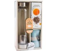 Ma Tisane Nomade - Mon Rituel Bien-Être - Avec 1 Gourde Thermos En Verre, 1 Fourreau Isolant Et 1 Livre De Recettes D'infusions