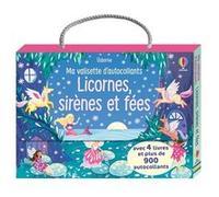 Ma valisette d'autocollants Licornes, sirènes et fées : avec de nombreux autocollants brillants ! - Dès 3 ans