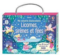 Ma valisette d'autocollants Licornes, sirènes et fées : avec de nombreux autocollants brillants ! - Dès 3 ans