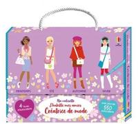 Ma Valisette J'habille Mes Amies Créatrice De Mode - Coffret En 4 Voulmes : Collection Printemps - Collection Eté - Collection Automne - Collection Hiver
