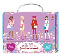 Ma valisette J'habille mes amies Créatrice de mode - Dès 7 ans 4 Volumes - Fiona Watt - Usborne - Coffret - Document jeunesse