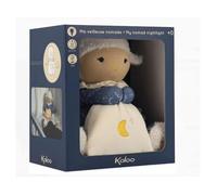 Kaloo Veilleuse peluche Doux Sommeil Mouton Nomade - Boîtier amovible, rechargeable USB, 20 cm