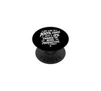 Ma Vie est 100% Chaos avec 0% de Chances d'être productif PopSockets PopGrip Adhésif