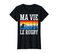 Ma Vie Le Rugby Cadeau Rugby XV De France T-Shirt Graphique avec Valeur