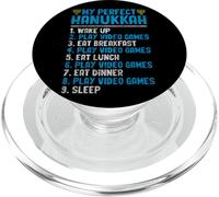 Ma Vie Parfaite de Joueur à Hanoukka PopSockets PopGrip pour MagSafe