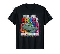 Ma Vie Privee Est en Multijoueur Humour T-Shirt Graphique avec Valeur