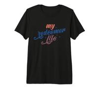 Ma Vie rédemptrice Foi chrétienne Message de Pâques T-Shirt Haut de Gamme