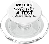 Ma Vie Ressemble à Un Test Que Je n'ai Pas étudié pour l'humour PopSockets PopGrip pour MagSafe