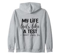 Ma Vie Ressemble à Un Test Que Je n'ai Pas étudié pour l'humour Sweat à Capuche