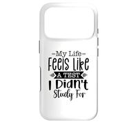 Ma Vie Ressemble à Un Test Que Je n'ai Pas étudié pour Sarcasm Design Coque pour iPhone 17 Pro