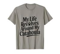 Ma Vie Tourne Autour de Mon Amoureux des Chiens Catahoula T-Shirt