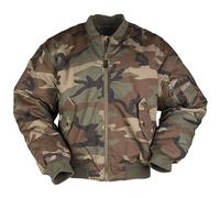 Mil Tec Veste US Aviator MA1 en textile Woodland 3XL