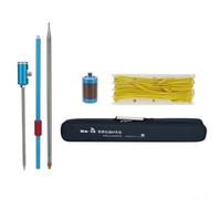 MA12 Antenne multi-bande HF à ondes courtes 100 W 7 MHz 50 MHz pour GP avec câbles équilibrés et connecteur M10 pour applications extérieures portables et radio HAM