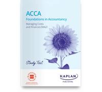MA2 - MANAGING COSTS AND FINANCE - STUDY TEXT