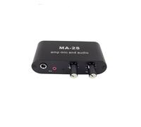 MA2S Préampli de microphone portable amplifie le condensateur 22x et la musique stéréo pour améliorer le son