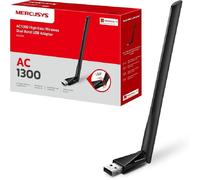 MA30H TP-Link Clé WiFi Puissante AC1300Mbps,Adaptateur USB WiFi,Antennes à Gain Elevé,Dongle WiFi,Bi-Bande,MU-MIMO,Brancher et