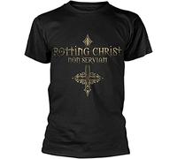 MA9&HUI Rotting Christ 'Non Serviam' T-Shirt Black T-Shirts à Manches Courtes(Large)