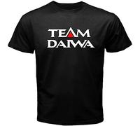 MA9&HUI Team DAIWA Pro Fishing Winner Men's Black T-Shirt Black T-Shirts à Manches Courtes(XX-Large)