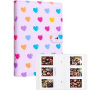 Maa-156 Album Photo Pour Instax Mini Film(54 X 86 Mm),2x3 Inch Livre D'images Compatible Avec Polaroid Zink Et Hp Sprocket Instant Photo Paper,K-Pop Photocards (Violet)