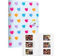 Maa-156 Album Photo Pour Instax Mini Film(54 X 86 Mm),2x3 Inch Livre D'images Compatible Avec Polaroid Zink Et Hp Sprocket Instant Photo Paper,K-Pop Photocards (Bleu)