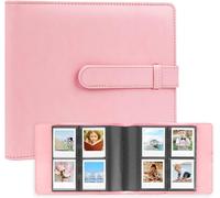 Maa-256 Albums Photo Pour Appareil Photo Instantané Polaroid Go Et Polaroid Go Flim, Livre Album Photo Pour Polaroid Go Pictures (Rose)