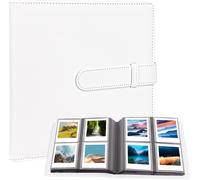 Maa-288 Pochettes Album Photo Pour Appareil Photo Fujifilm Instax Square Sq1/Sq6/Sq10/Sq20, Imprimante Kodak Mini 3 Square, Mini 3 Retro, Mini Shot 3 Square, Mini Shot 3 Square Retro (Blanc)