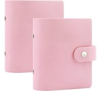 Maa-52 Pochettes Mini Album Photo Pour Fujifilm Instax Mini 12 11 9 90 8 7s 40/Polaroid Snap/Z2300/Socialmatic Instant Cameras & Zip Instant Printer (2packs, Rose)