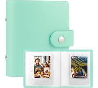 Maa-52 Pochettes Mini Album Photo Pour Fujifilm Instax Mini 12 11 9 90 8 7s 40/Polaroid Snap/Z2300/Socialmatic Instant Cameras & Zip Instant Printer (1pack, Vert Pomme)