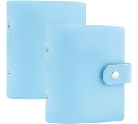 Maa-52 Pochettes Mini Album Photo Pour Fujifilm Instax Mini 12 11 9 90 8 7s 40/Polaroid Snap/Z2300/Socialmatic Instant Cameras & Zip Instant Printer(2packs, Bleu)