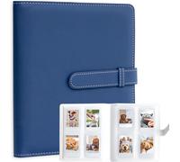 Maa-Album Photo 256 Pochettes Pour Appareil Photo Instantan¿¿ Fujifilm Instax Mini Liplay 11 12 26 25 9 8+ 8 7s, Porte-Cartes Photo Pour Imprimante ¿¿ Appareil Photo Instantan¿¿ Polaroid (Bleu Fonc¿¿