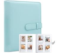 Maa-Album Photo 256 Pochettes Pour Appareil Photo Instantané Fujifilm Instax Mini Liplay 11 12 26 25 9 8+ 8 7s, Porte-Cartes Photo Pour Imprimante À Appareil Photo Instantané Polaroid (Bleu Saphir)