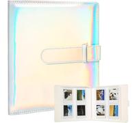 Maa-Album Photo 256 Pochettes Pour Fujifilm Instax Mini Liplay 11 12 90 70 50s 26 25 9 8+ 8 7s Instant Camera,2x3 Inch Film Book For Polaroid Zink Photos Paper (Argent Magique)