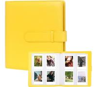 Maa-Album Photo 256 Pochettes Pour Fujifilm Instax Mini Liplay 11 12 90 70 50s 26 25 9 8+ 8 7s Instant Camera,2x3 Inch Film Book For Polaroid Zink Photos Paper (Jaune)