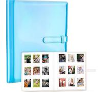 Maa-Album Photo Avec 360 Pochettes ¿ Compatible Avec Instax Mini 9, 8, 90, 25, 11, 12, Imprimante À Lien, Snap Pic-300 De 3 Pouces (Bleu Magique)