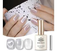 Maa-Born Pretty Cat Magnetic Eye Gel Blanc Auroras - U V Vernis À Ongles Au Clair De Lune Gel Vernis À Ongles Manucure Et Ongles Art Diy À La Maison