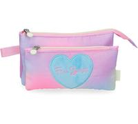 Maa-Free Spirit Trousse Triple Multicolore 22 X 12 X 5 Cm Polyester, Multicolore, Talla Única, Trousse Triple