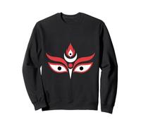 Maa Kali Yeux Divin Féminin Shakti Méditation Spirituelle Sweatshirt