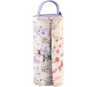 Maa-Kokonote - Trousse Enroulable Botanical Wild Flowers - 20,5 X 8,5 X 8,5 Cm, Pour Crayons De Couleur, Pinceaux, Stylos