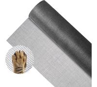 MAA-Moustiquaire Fenêtre 250cm x120cm,DIY Rouleau Moustiquaire Fibre de Verre Porte, Filet en Maille Fine Stop Insecte pour Porte de Balcon, Jardin, Découpable & Indéchirable (Noir)