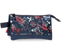 Maa-Movom Free Time Trousse Triple Multicolore 22x12x5 Cms Polyester