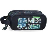 MAA-Movom Game Over Trousse Triple Noire 22 x 10 x 9 cm Polyester Noir