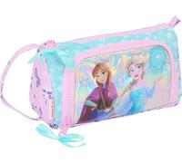Maa-Safta La Reine Des Neiges Cool Days Trousse Avec Poche Amovible Vide, Trousse Pour Enfant, Idéale Pour Les Enfants D'âge Scolaire, Confortable Et Polyvalente, 20 X 8,5 X 11 Cm, Violet/Bleu Ciel,