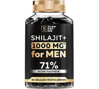 Maa-Shilajit Gélules \U2013 90 Capsules Vegan, Pure Himalaya Bio, 1000mg Par Jour, 71% D`Acide Fulvique Mumijo Naturel Hautement Dosé Pour Hommes Complément Testé En Laboratoire, Sans Additifs