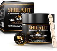 Maa-Shilajit Gold Standard 60g 85+ Minéraux Puissance Maximale De L'himalaya Plus De 3 Mois De Stock 100% Pur & Original Vegan & Sans Additifs