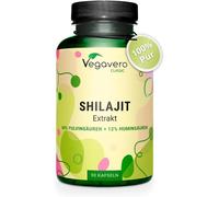 Maa-Shilajit Pure 78.000 Mg ® Extrait 60:1 60% Acides Fulviques + 12% Humiques Résine De L'himalaya Energie + Immunité + Antioxydant 90 Gélules Vegan & Sans Additifs