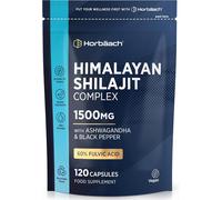 Maa-Shilajit Pure Himalaya 1500 Mg 60% Acides Fulviques 90 Gélules Vegan Complément Alimentaire Extrait Essentiel De Shilajit Hautement Dosé Horbaach