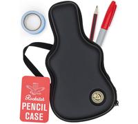 Maa-Suck Uk - Trousse À Crayons En Forme De Guitare Grande Trousse Noire Pour Garçons Et Filles Cadeaux Pour Homme Et Lui Porte-Fournitures De Papeterie Fantaisie Cadeaux D'anniversaire Pour