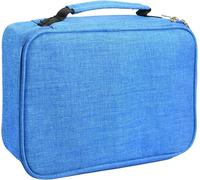 Maa-Trousse Feutres Grande Capacité, Trousse Grande Capacité, Trousse Bleu, Trousse Feutre, Sac À Crayons De Couleur Avec Pinceau À Croquis À 72 Trous, Plumier Poreux