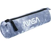Maa-Trousse Ronde Pour Enfants, Filles, Adolescents - Pour Fournitures Scolaires, Nasa Grey, Trousse À Crayons