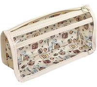 Maa-Trousse Transparente Scolaire Grande Capacité, Peut Être Décorée Par Soi-Même, Bureau, Papeterie, Pochette De Maquillage De Voyage, Toilette Portable, Cosmétique Enfant Fille Garçon¿Peut Diy¿
